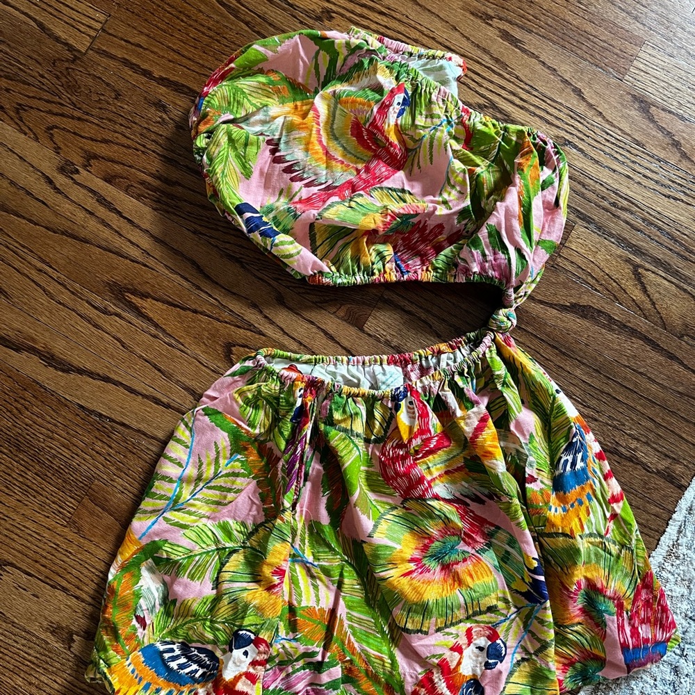 Farm Rio dress cut out xs